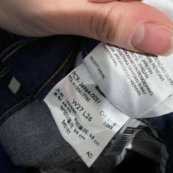 Levi's Wedgie Straight Jeans No Man's Land Fringe - Picture 14 of 16